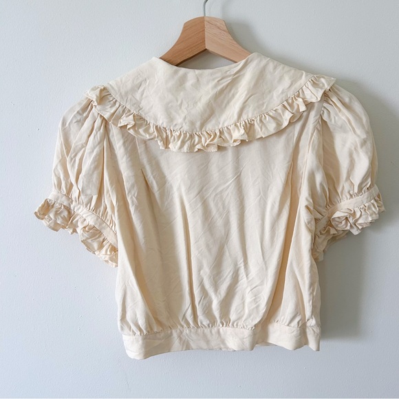 Doen sparrow top ivory silk xs - Picture 5 of 6